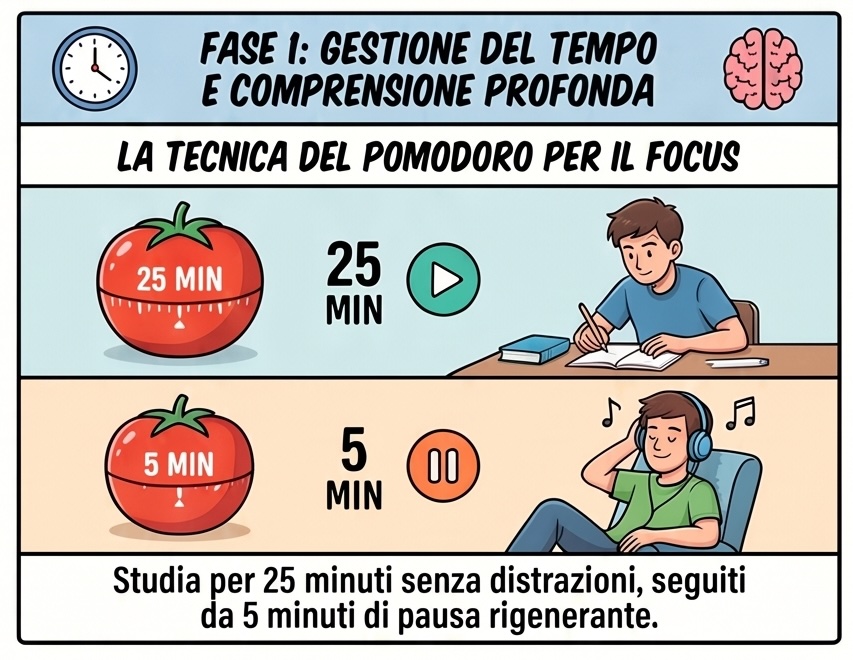 Fase 1: gestione del tempo e comprensione profonda — la tecnica del Pomodoro